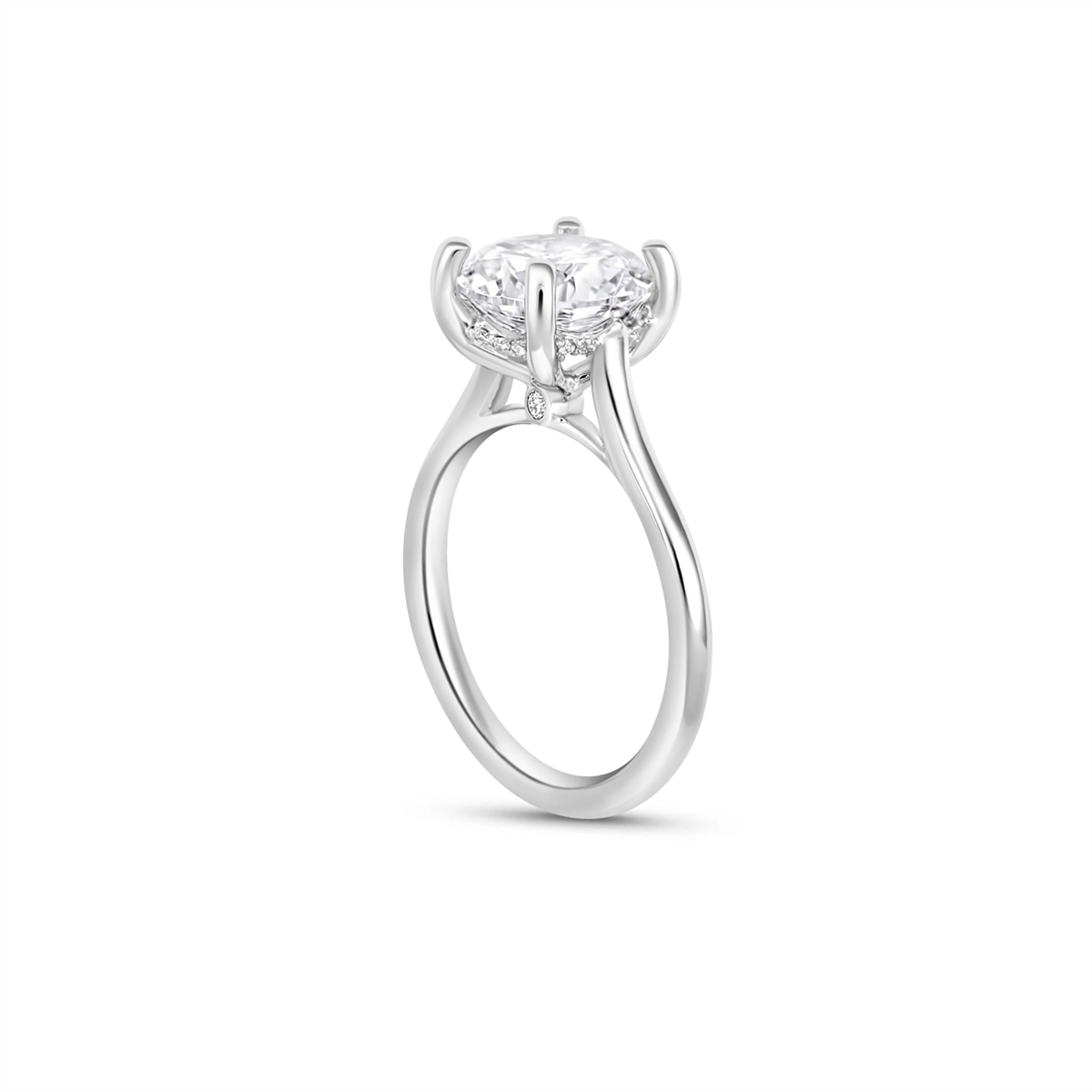 Fana Engagement Rings in White Gold containing Diamond S4150-3_0CT-RD-14KWG