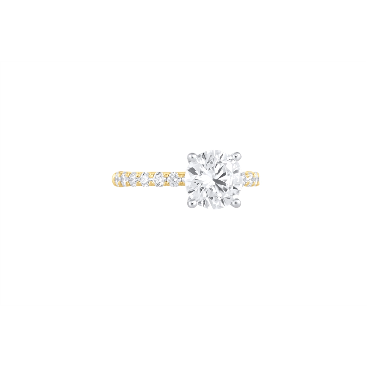 Verragio Engagement Rings in Mixed Metals containing Diamond V-950R2.0-YW
