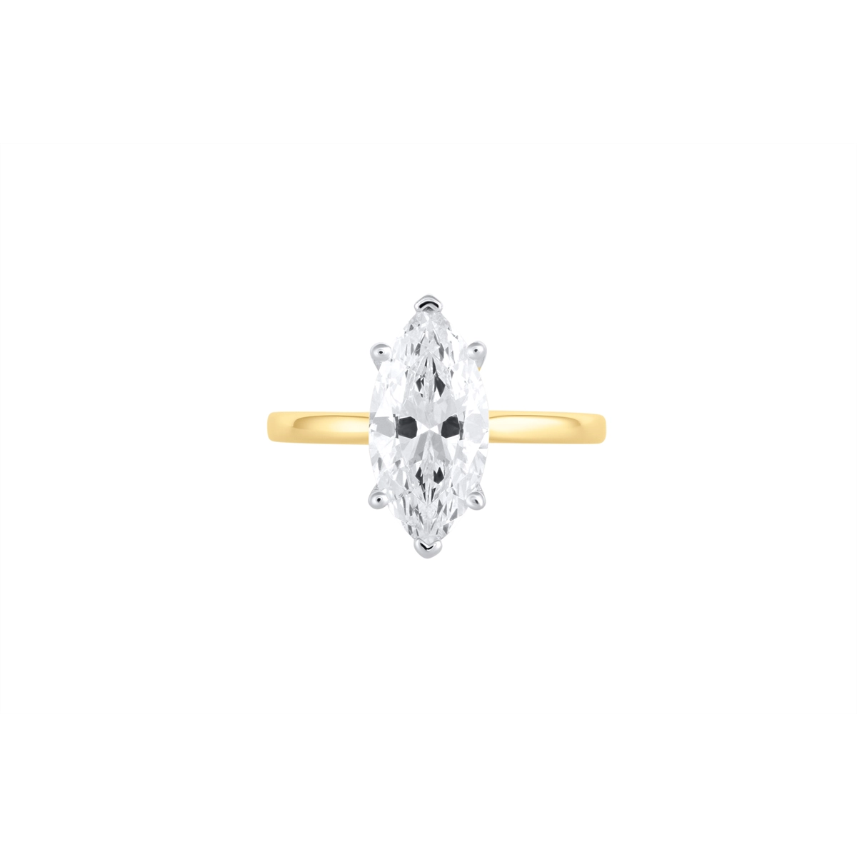 Verragio Engagement Rings in Mixed Metals containing Diamond SOL-301MQ4-YW