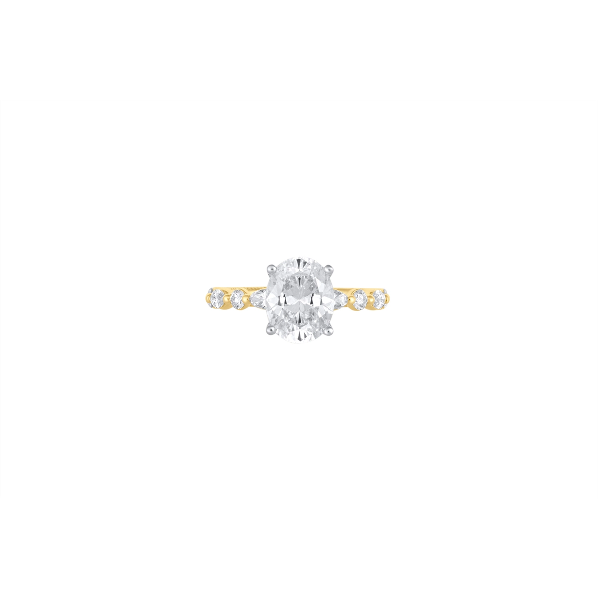 Verragio Engagement Rings in Mixed Metals containing Diamond VNG-2202OV-2.5-Y