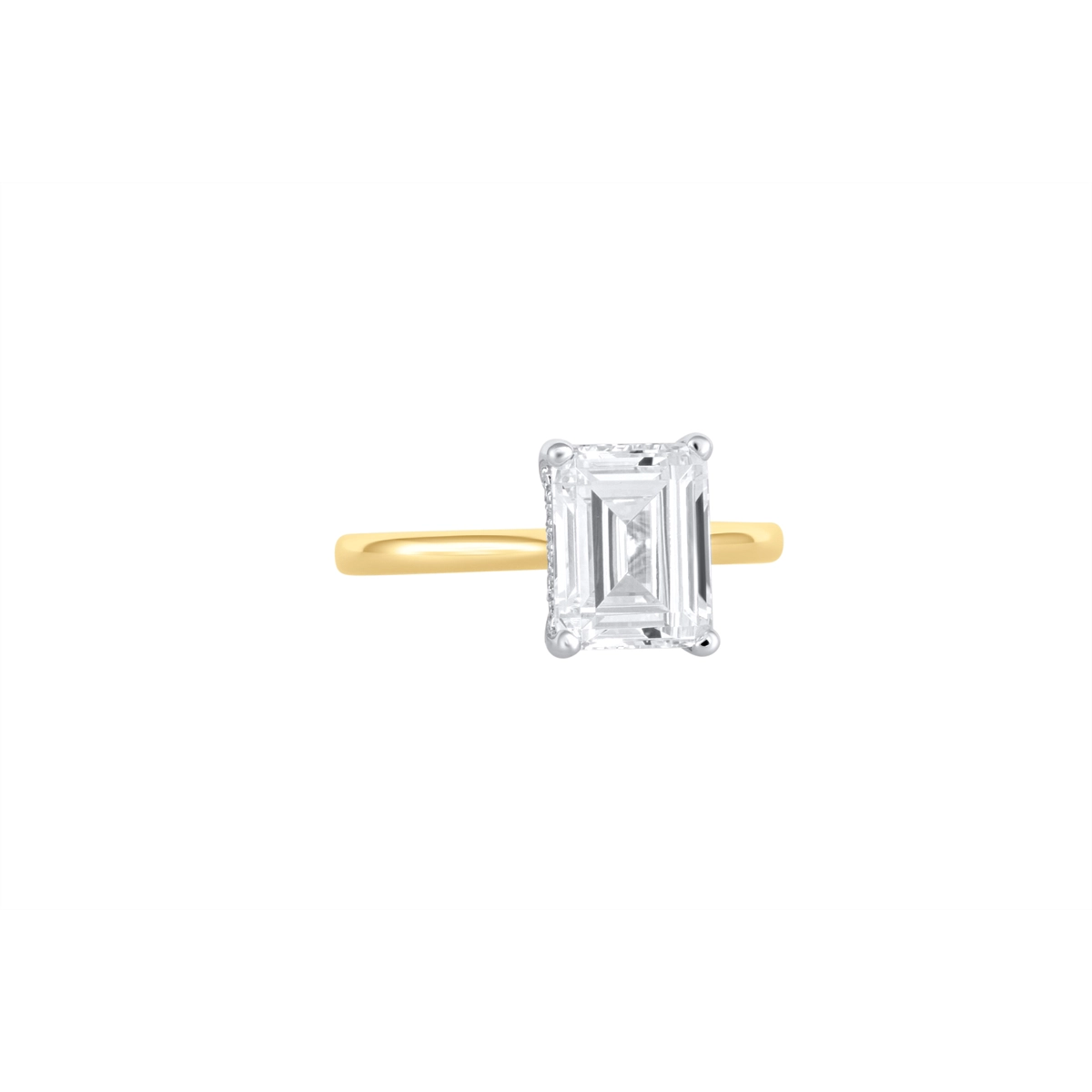 Verragio Engagement Rings in Mixed Metals containing Diamond SOL-304EM-YW