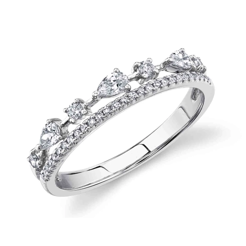 Wedding Bands Wedding Rings in White Gold containing Diamond 458767
