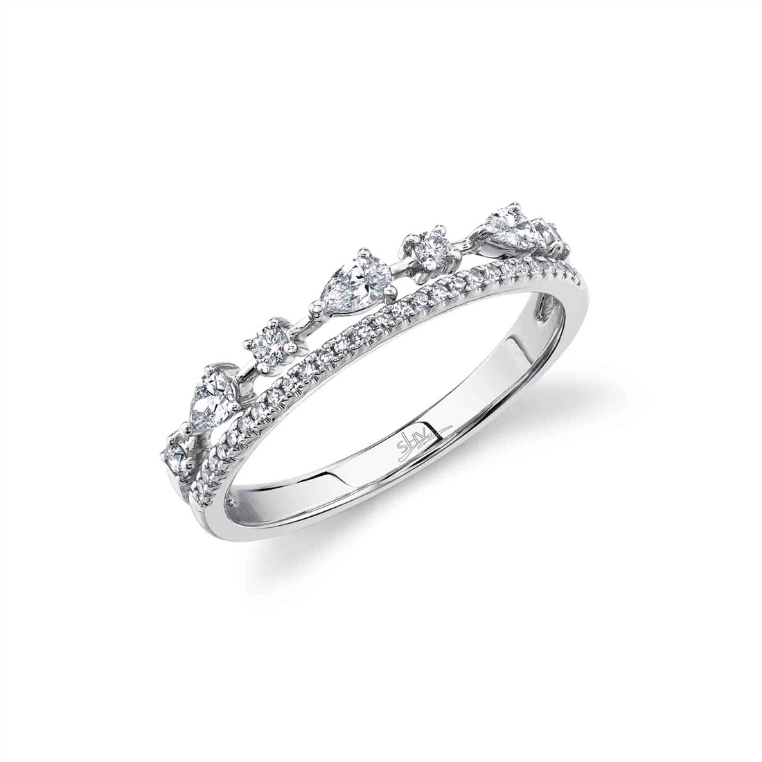 Wedding Bands Wedding Rings in White Gold containing Diamond 458767