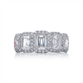 Rings Rings in Platinum/Palladium containing Diamond 7219/003