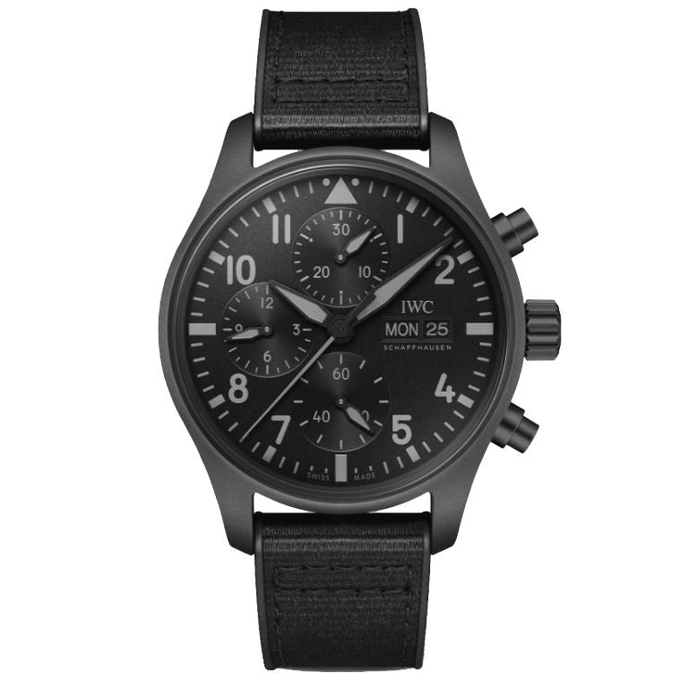 IWC Pilot's watch Chronograph 41 Top Gun Ceratanium – Meierotto Jewelers