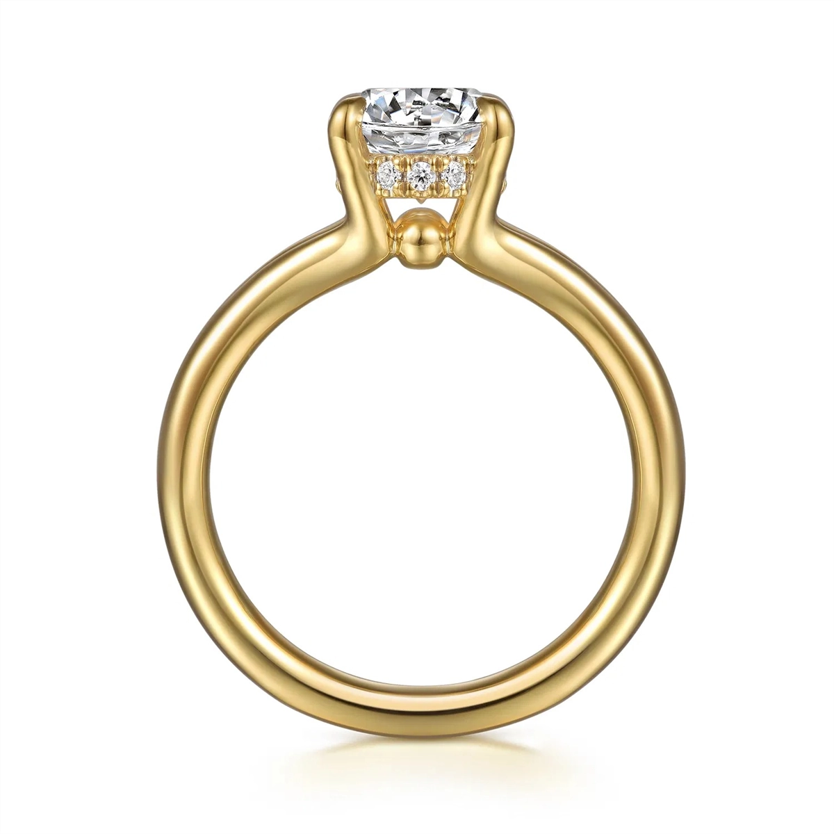 Gabriel & Co Engagement Rings in Yellow Gold containing Diamond 458832