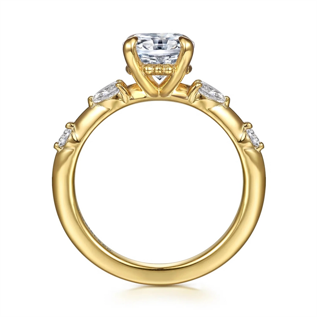 Gabriel & Co Engagement Rings in Yellow Gold containing Diamond ER16666O8Y44JJ