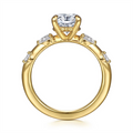 Gabriel & Co Engagement Rings in Yellow Gold containing Diamond ER16666O8Y44JJ