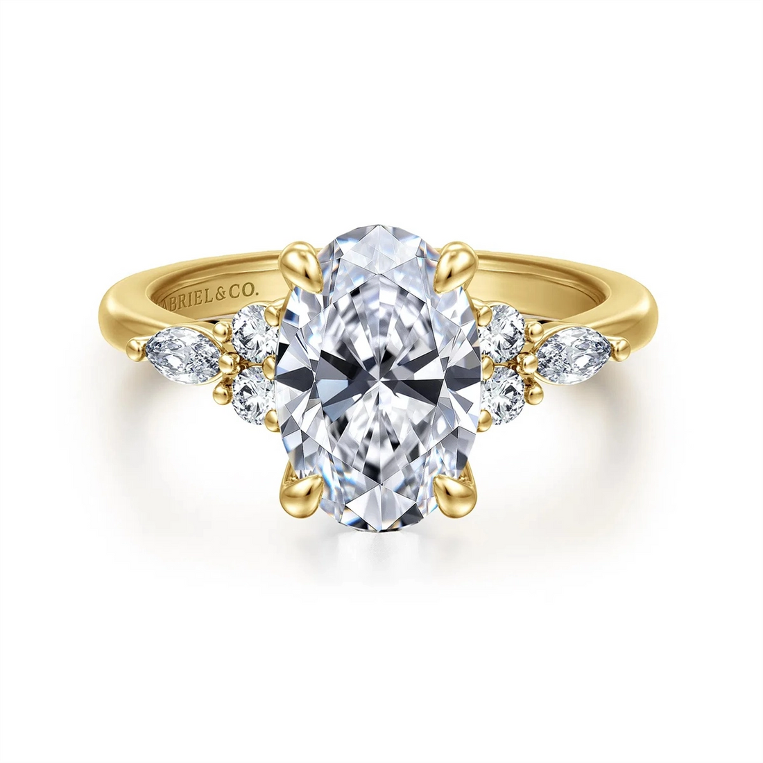 Gabriel & Co Engagement Rings in Yellow Gold containing Diamond ER16125O8Y44JJ