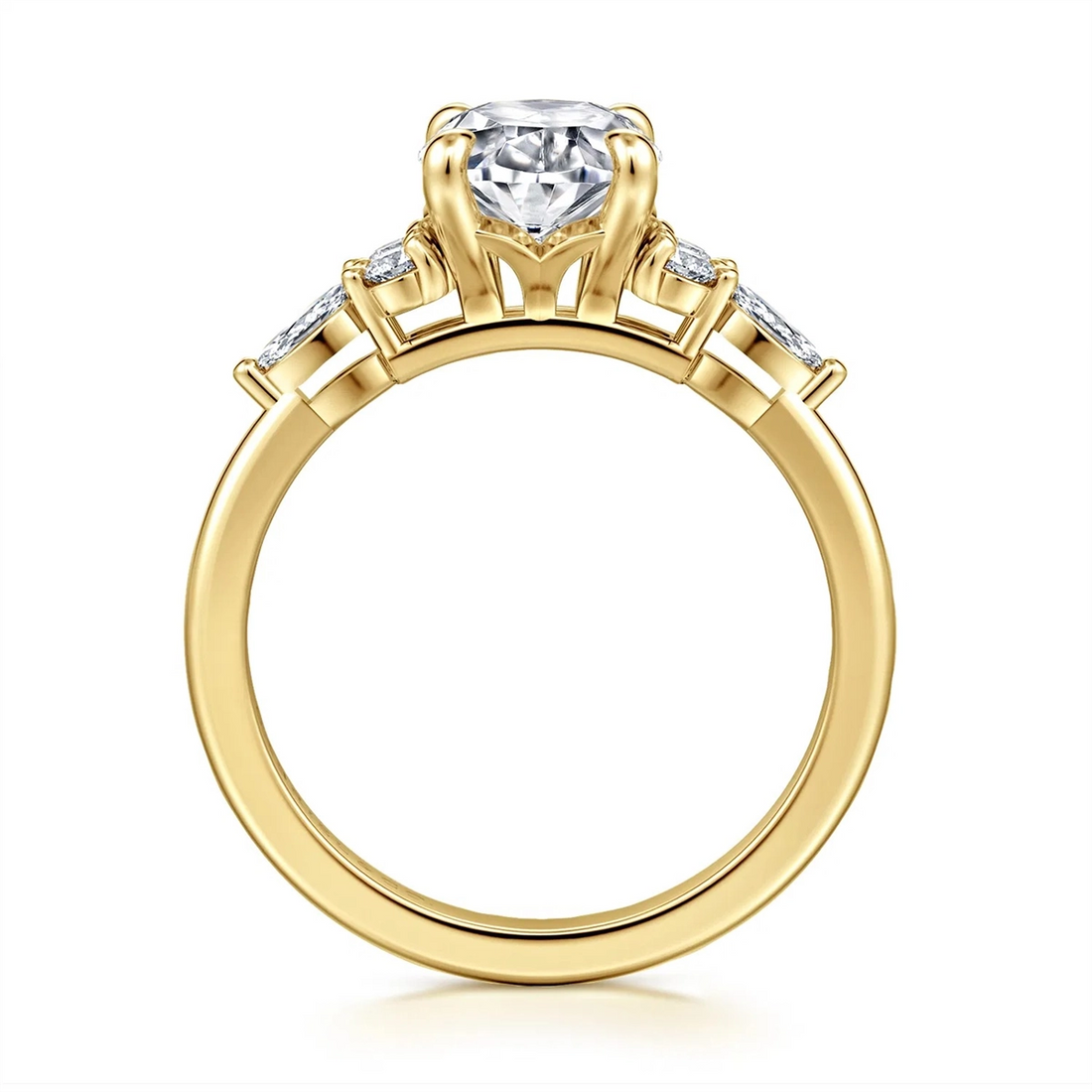 Gabriel & Co Engagement Rings in Yellow Gold containing Diamond ER16125O8Y44JJ