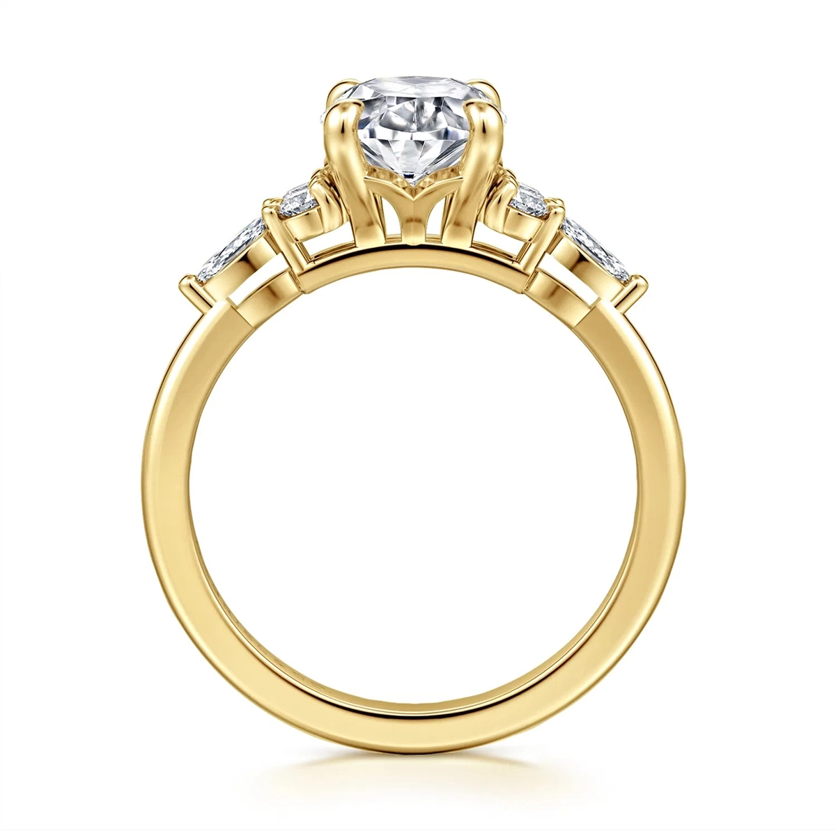 Gabriel & Co Engagement Rings in Yellow Gold containing Diamond ER16125O8Y44JJ