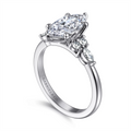 Gabriel & Co Engagement Rings in White Gold containing Diamond ER16125M6W44JJ