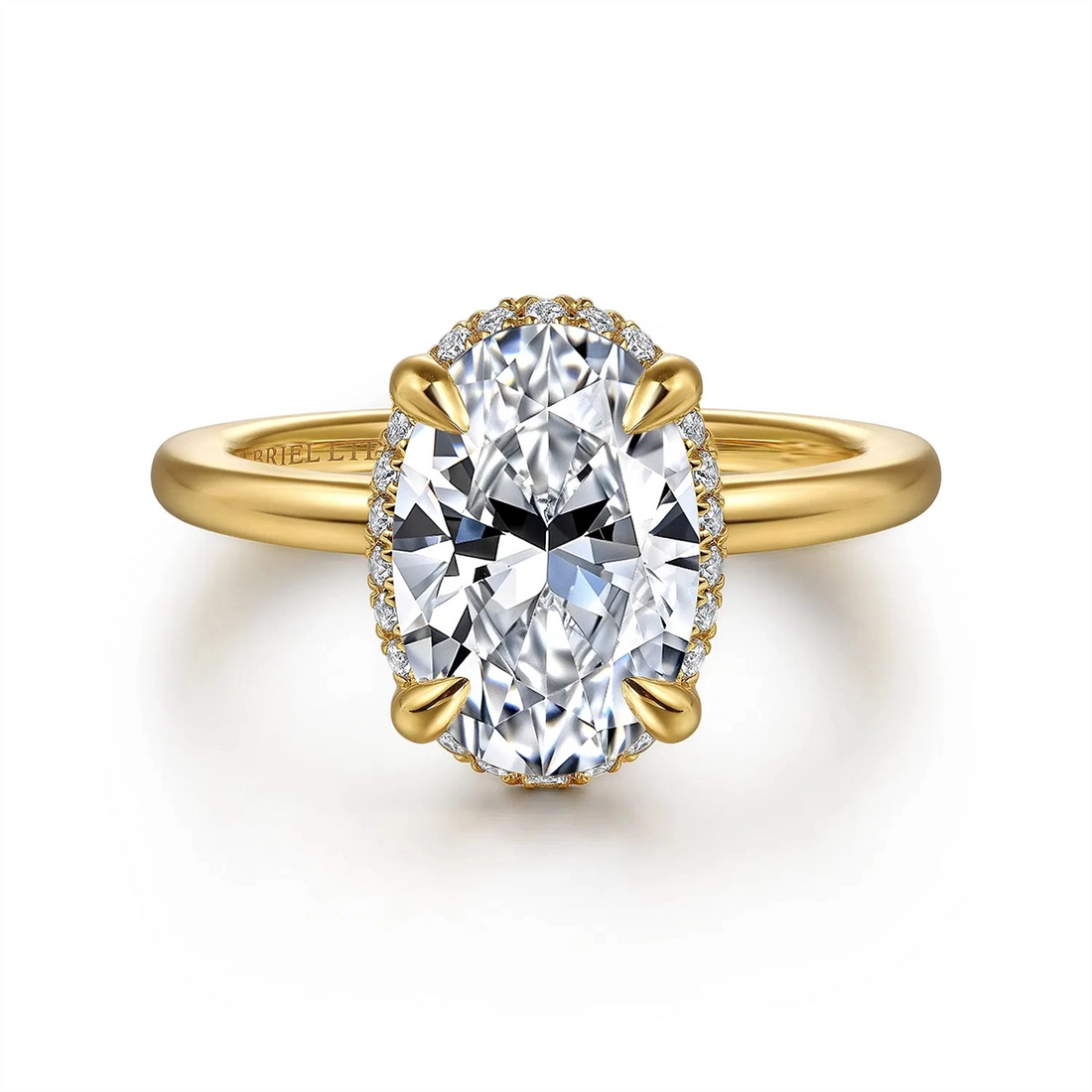 Gabriel & Co Engagement Rings in Yellow Gold containing Diamond 458838