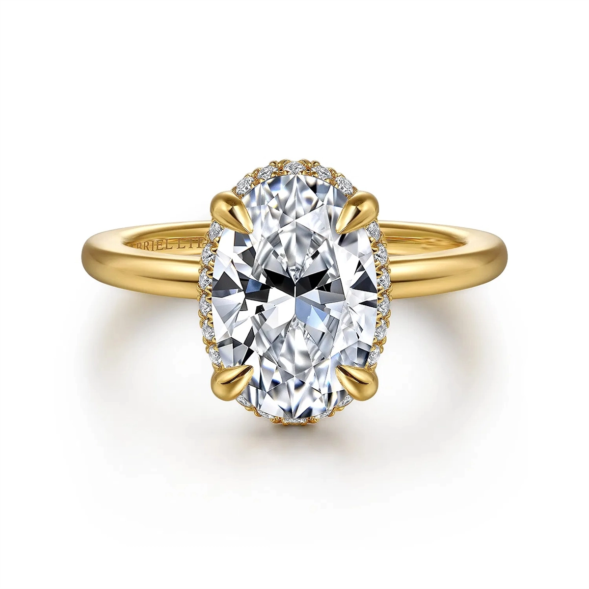 Gabriel & Co Engagement Rings in Yellow Gold containing Diamond 458838
