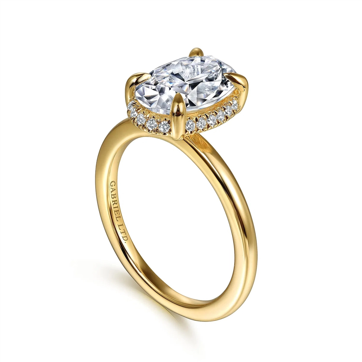 Gabriel & Co Engagement Rings in Yellow Gold containing Diamond 458838