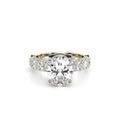 Verragio Engagement Rings in Mixed Metals containing Diamond ENG-0489OV-3.4-14K
