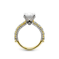 Verragio Engagement Rings in Mixed Metals containing Diamond ENG-0489OV-3.4-14K