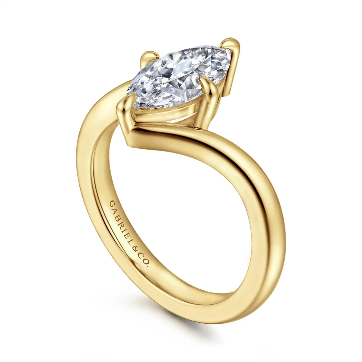 Gabriel & Co Engagement Rings in Yellow Gold ER16994M8Y4JJJ-2CT