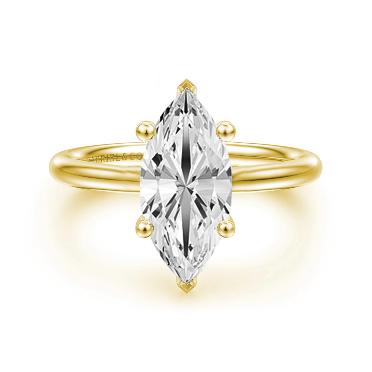 Gabriel & Co Engagement Rings in White Gold containing Diamond 458878