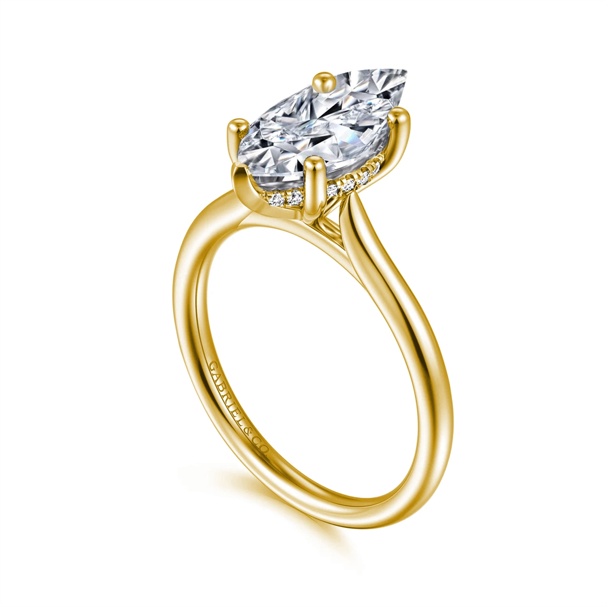 Gabriel & Co Engagement Rings in White Gold containing Diamond 458878
