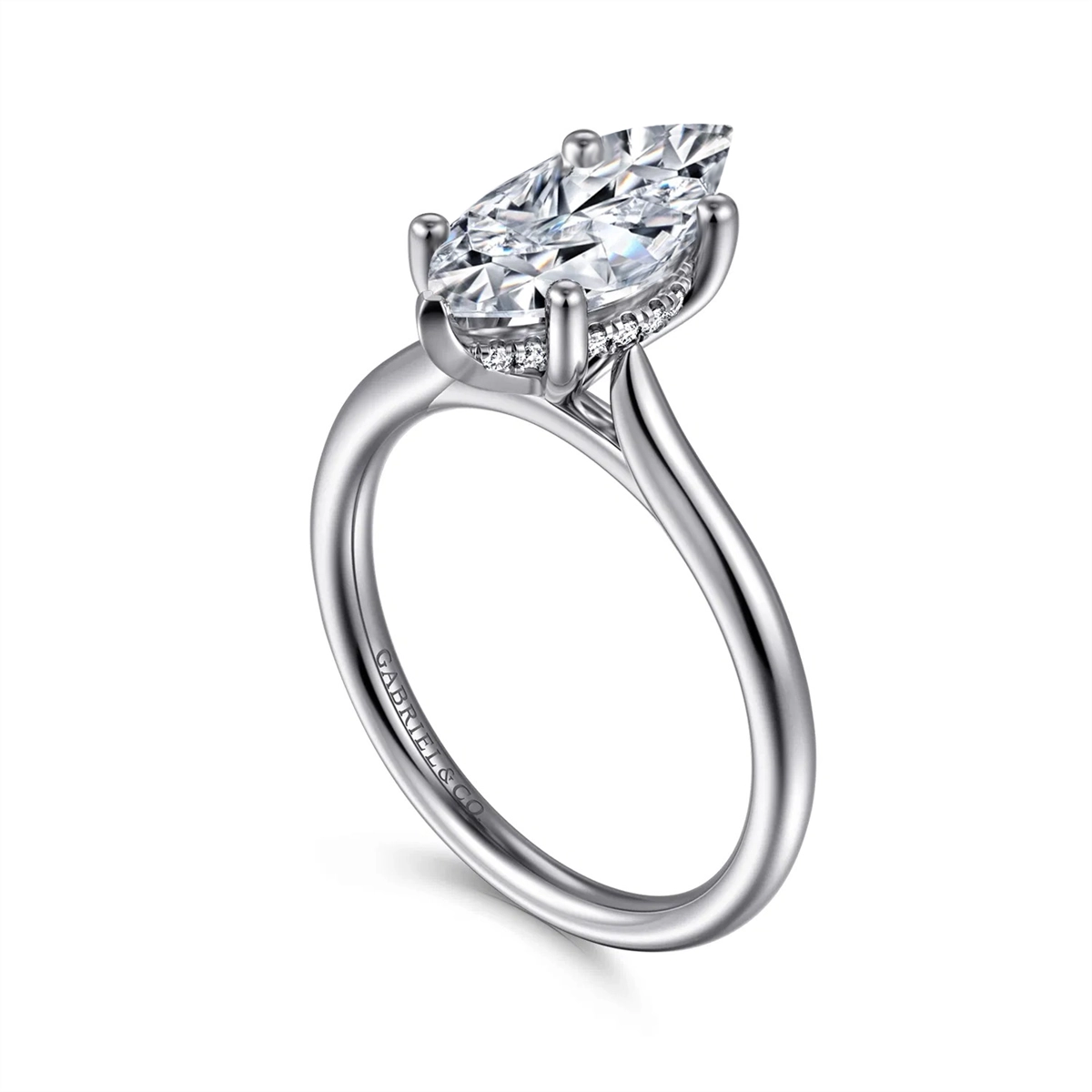 Gabriel & Co Engagement Rings in Yellow Gold containing Diamond 458881
