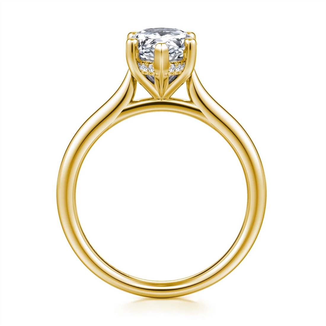 Gabriel & Co Engagement Rings in Yellow Gold containing Diamond 458883