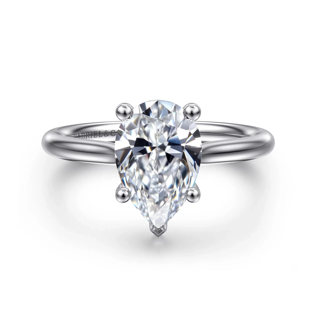 Gabriel & Co Engagement Rings in White Gold containing Diamond 458885