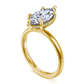 Gabriel & Co Engagement Rings in Yellow Gold containing Diamond ER15972M12Y44JJ-3CT