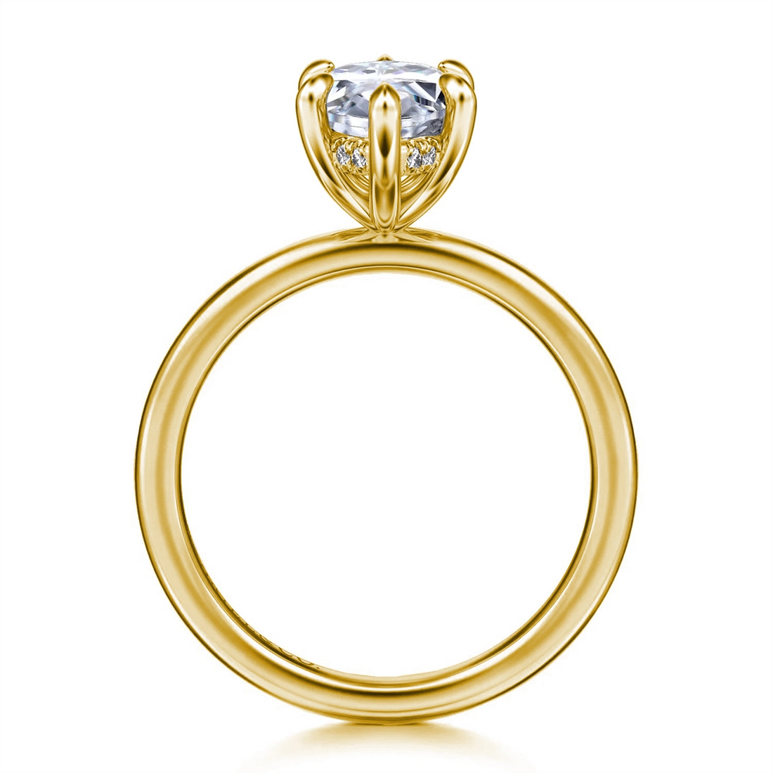 Gabriel & Co Engagement Rings in Yellow Gold containing Diamond 458889