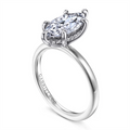 Gabriel & Co Engagement Rings in White Gold containing Diamond 458890