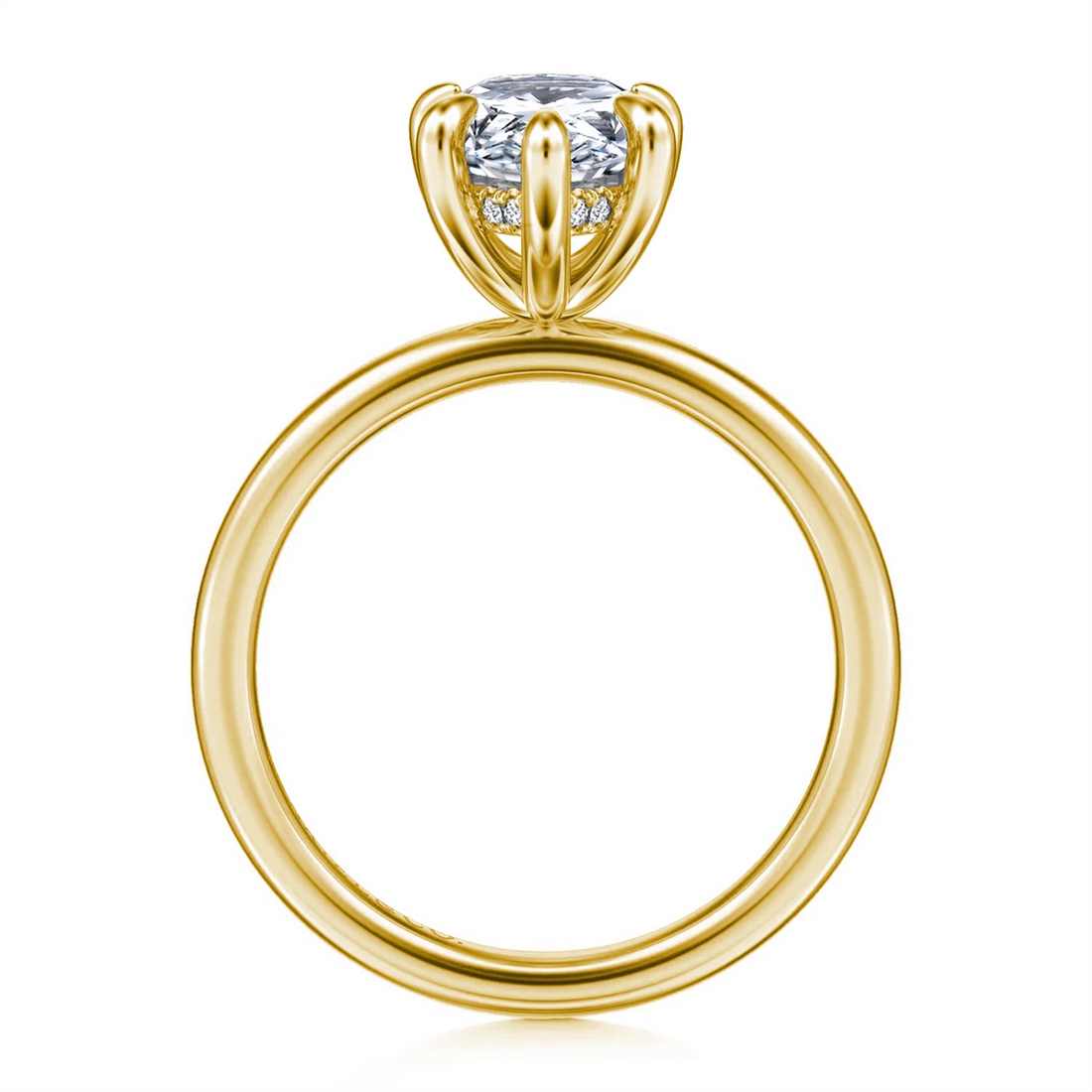 Gabriel & Co Engagement Rings in Yellow Gold containing Diamond 458892