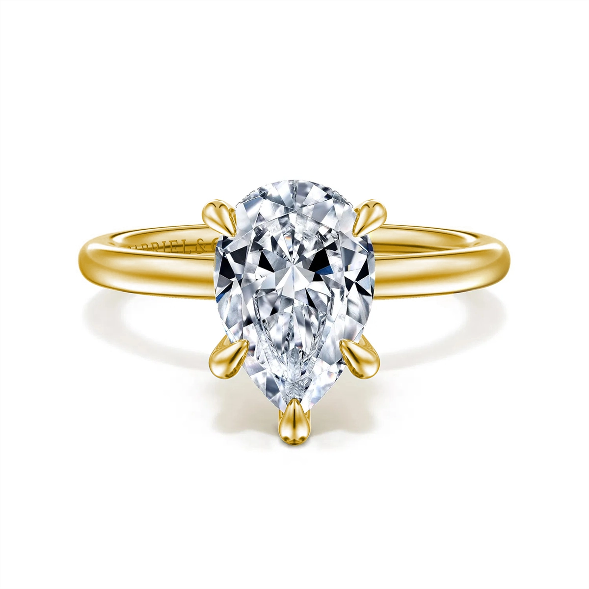 Gabriel & Co Engagement Rings in Yellow Gold containing Diamond 458894
