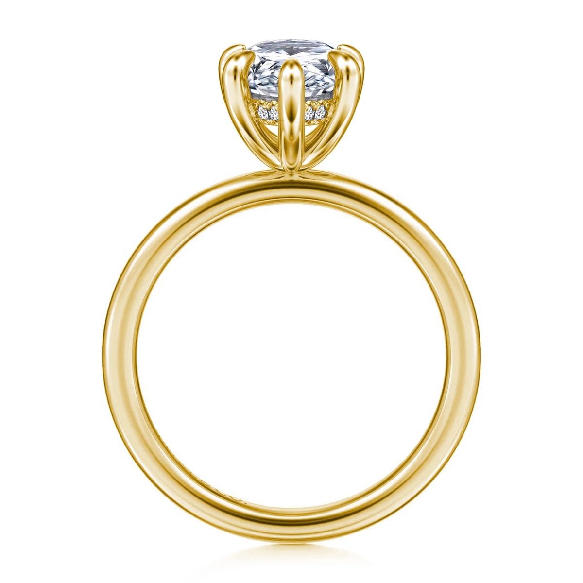 Gabriel & Co Engagement Rings in Yellow Gold containing Diamond 458894