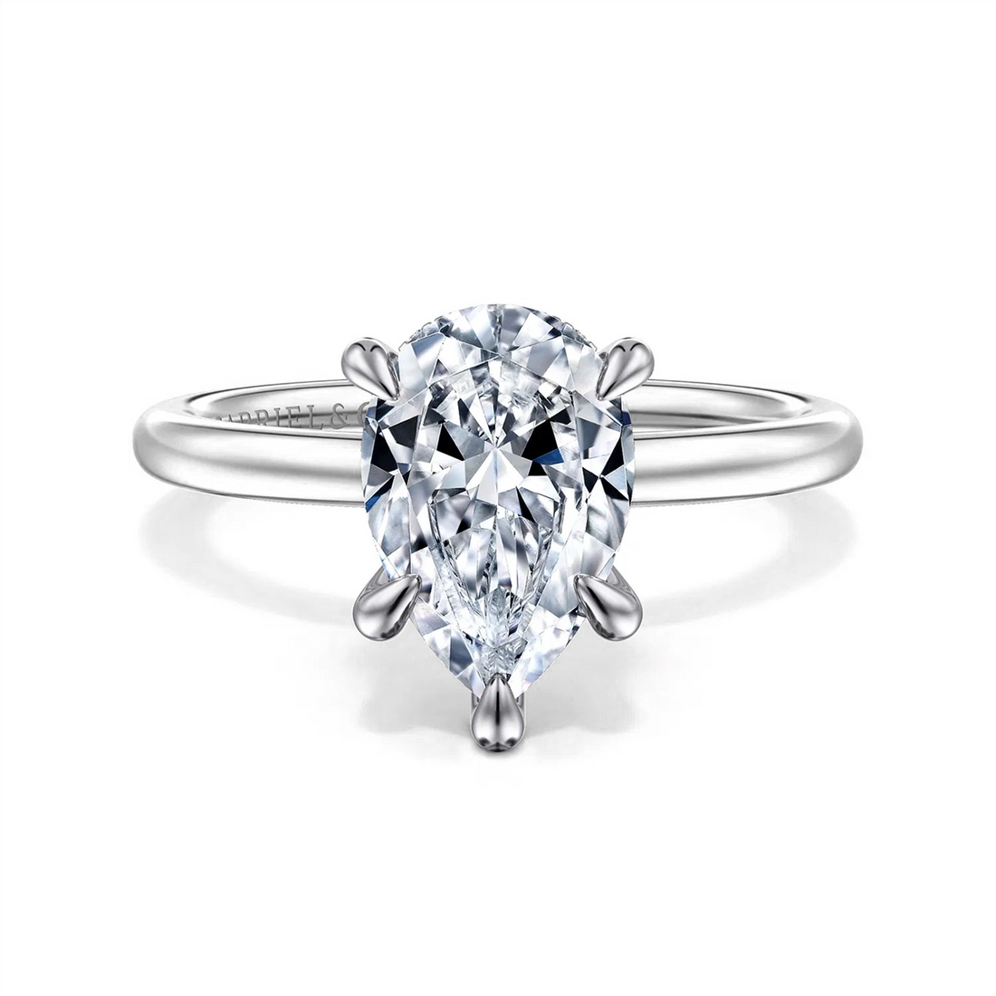 Gabriel & Co Engagement Rings in White Gold containing Diamond 458896