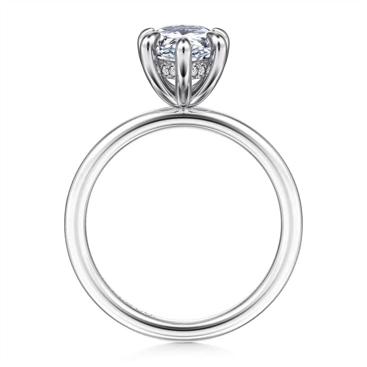 Gabriel & Co Engagement Rings in White Gold containing Diamond 458896