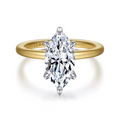 Gabriel & Co Engagement Rings in Mixed Metals containing Diamond 458897