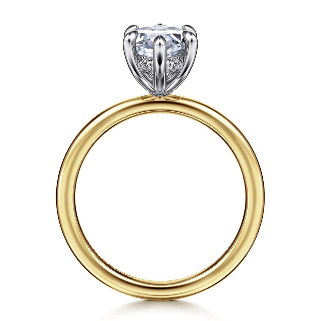 Gabriel & Co Engagement Rings in Mixed Metals containing Diamond 458897