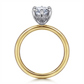 Gabriel & Co Engagement Rings in Mixed Metals containing Diamond 458897