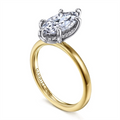 Gabriel & Co Engagement Rings in Mixed Metals containing Diamond 458897