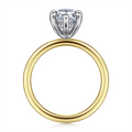 Gabriel & Co Engagement Rings in Mixed Metals containing Diamond 458899