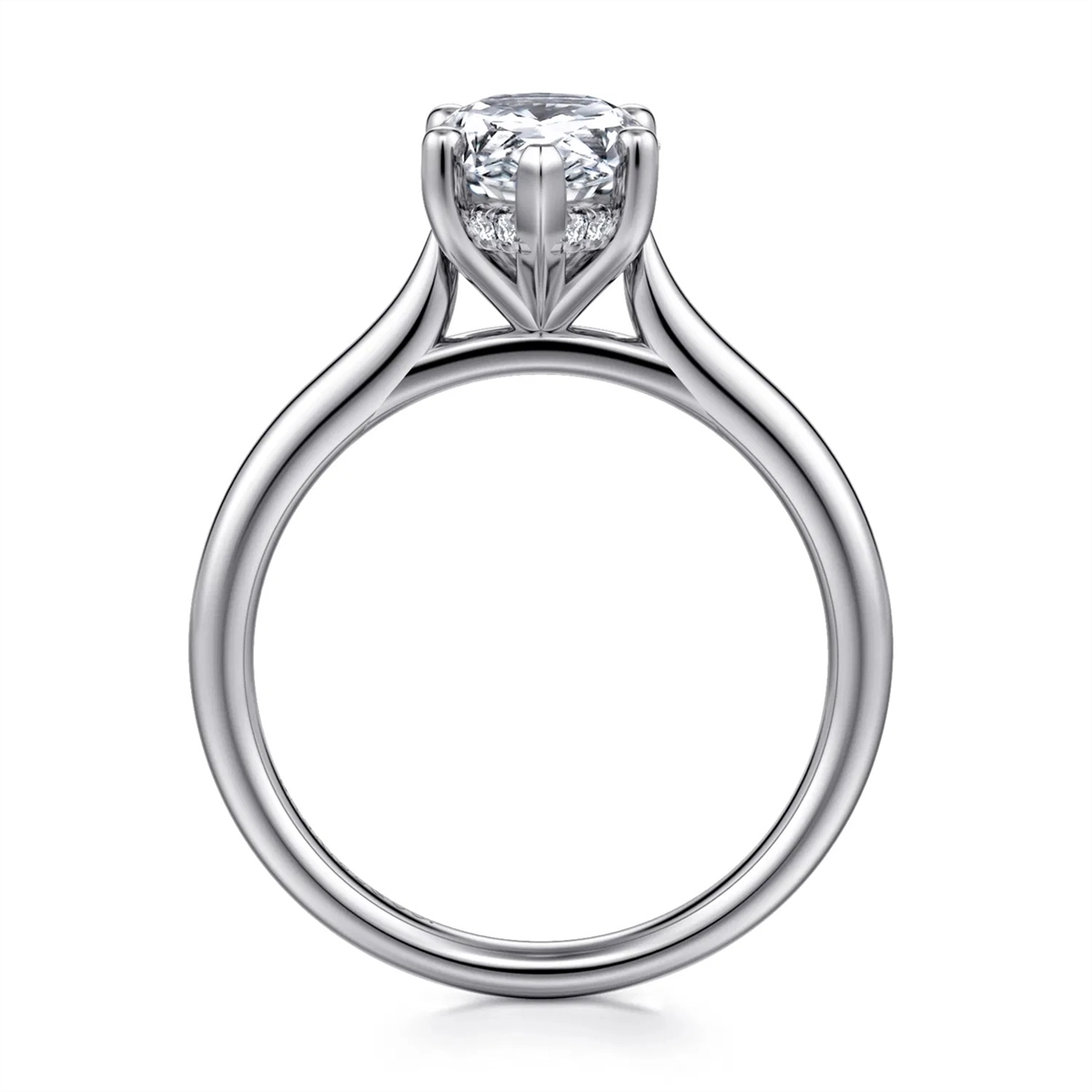 Gabriel & Co Engagement Rings in White Gold containing Diamond 458902