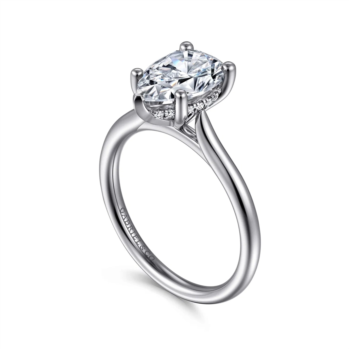Gabriel & Co Engagement Rings in White Gold containing Diamond 458902