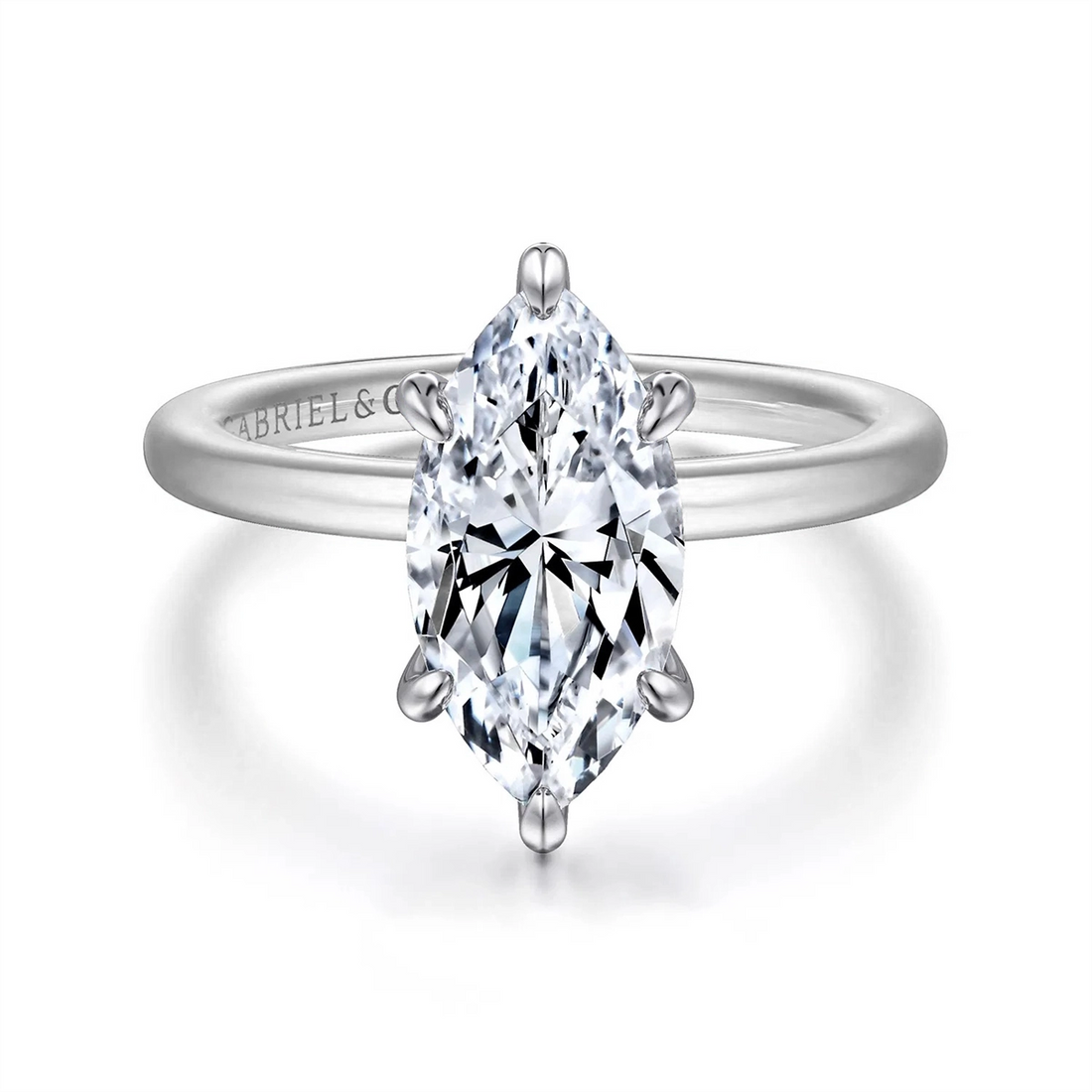 Gabriel & Co Engagement Rings in White Gold containing Diamond 458903