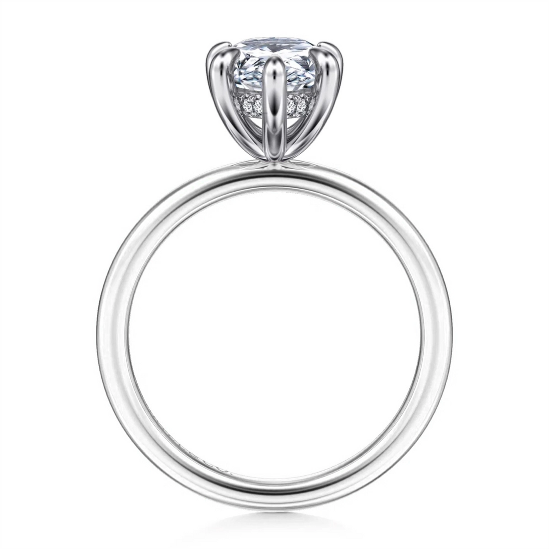Gabriel & Co Engagement Rings in White Gold containing Diamond 458904