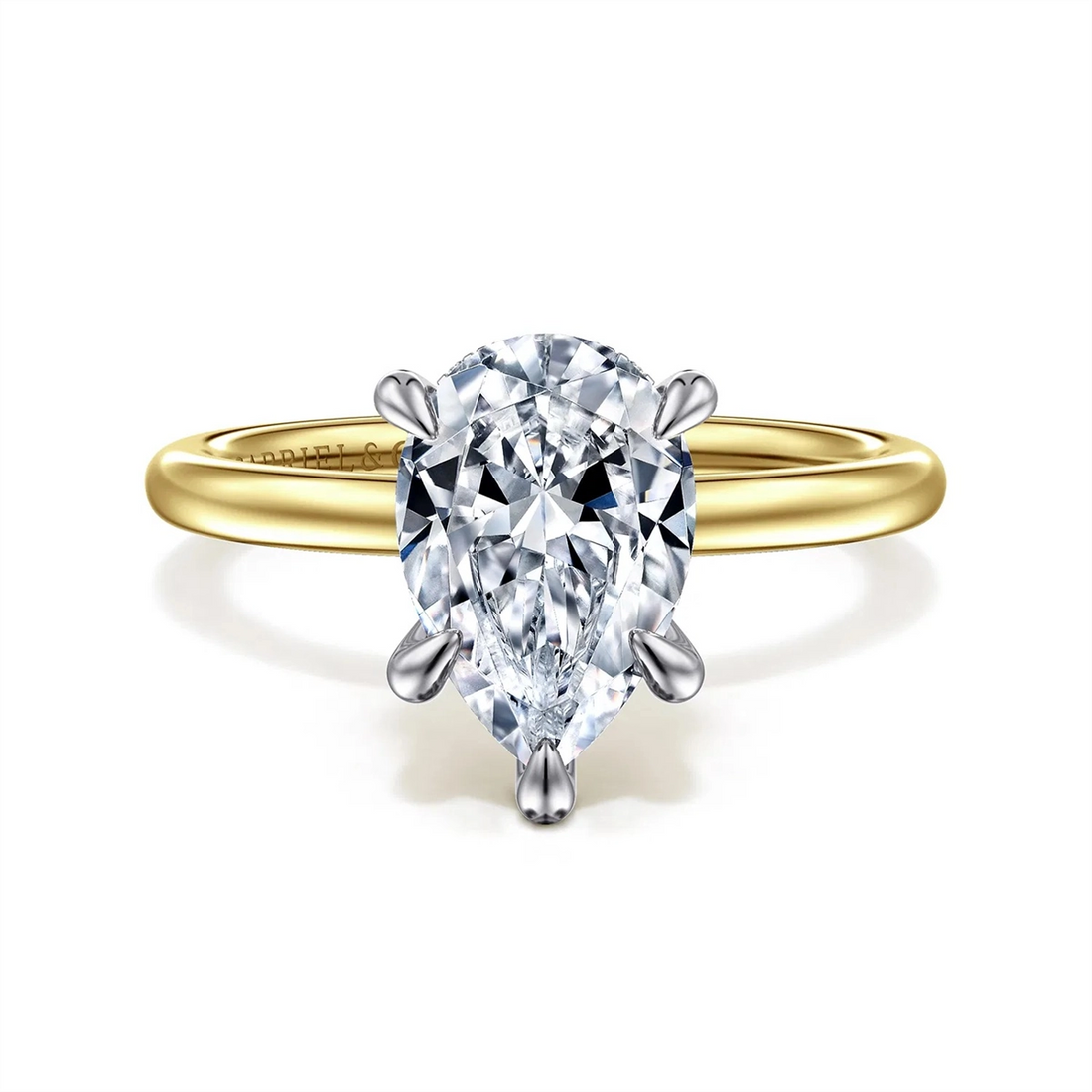 Gabriel & Co Engagement Rings in Mixed Metals containing Diamond 458906