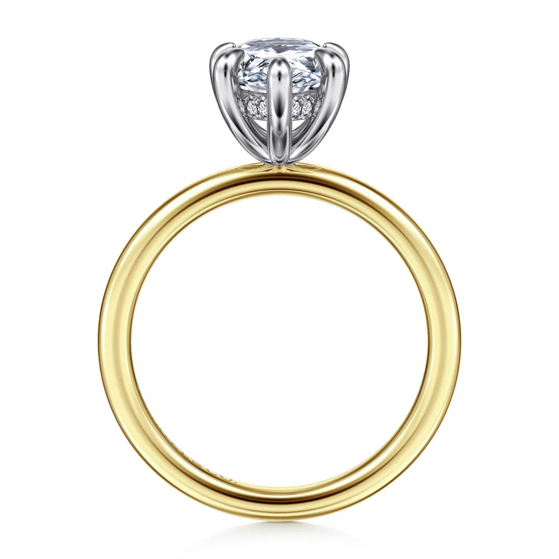 Gabriel & Co Engagement Rings in Mixed Metals containing Diamond 458906
