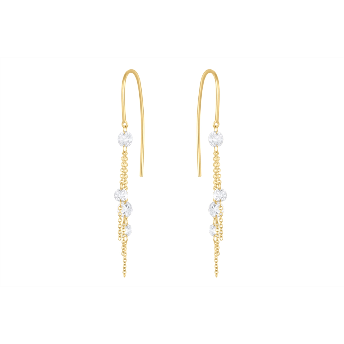 Earrings Earrings in Yellow Gold containing Diamond 458950