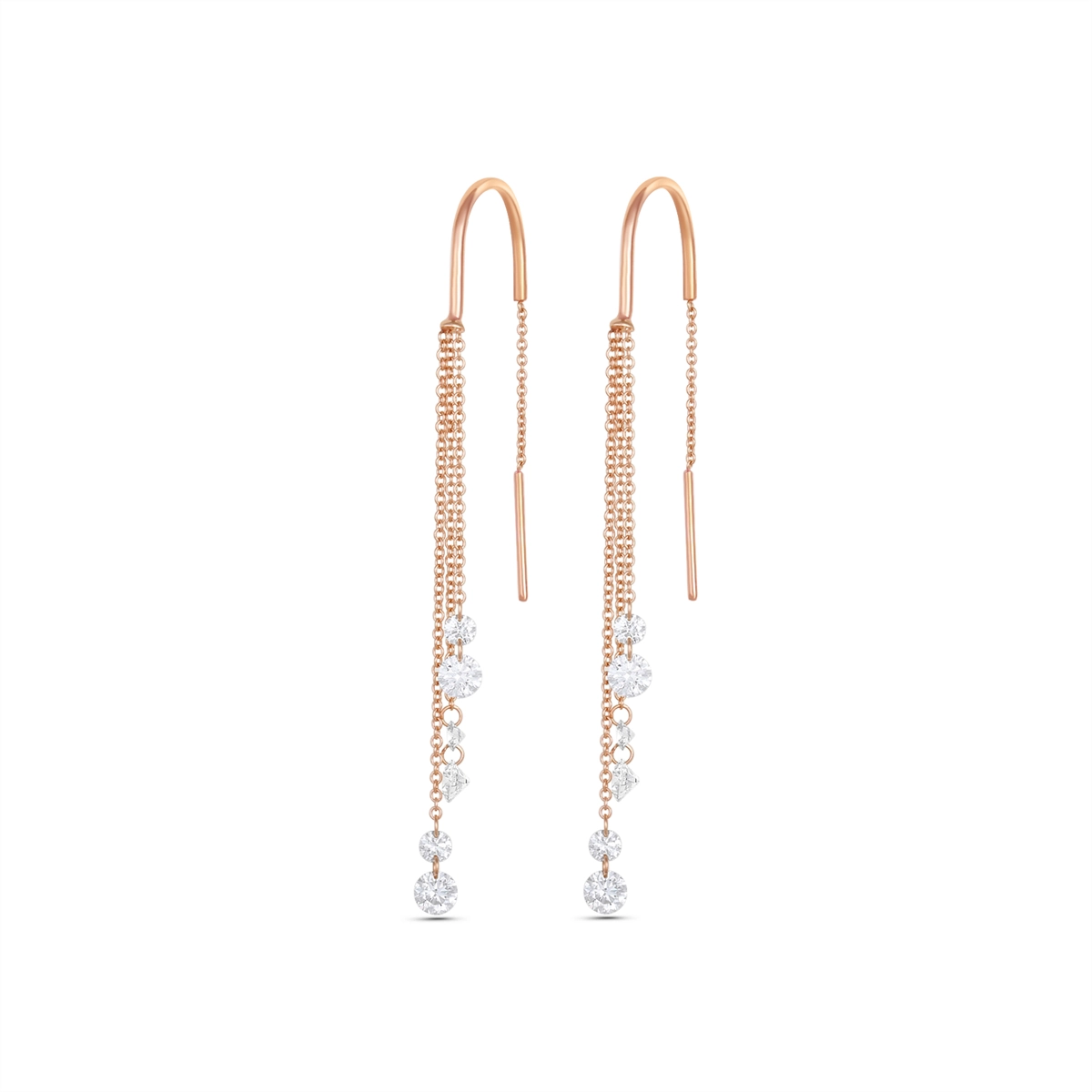 Earrings Earrings in Rose Gold containing Diamond 458951