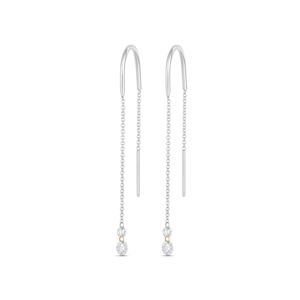 Earrings Earrings in White Gold containing Diamond 458952