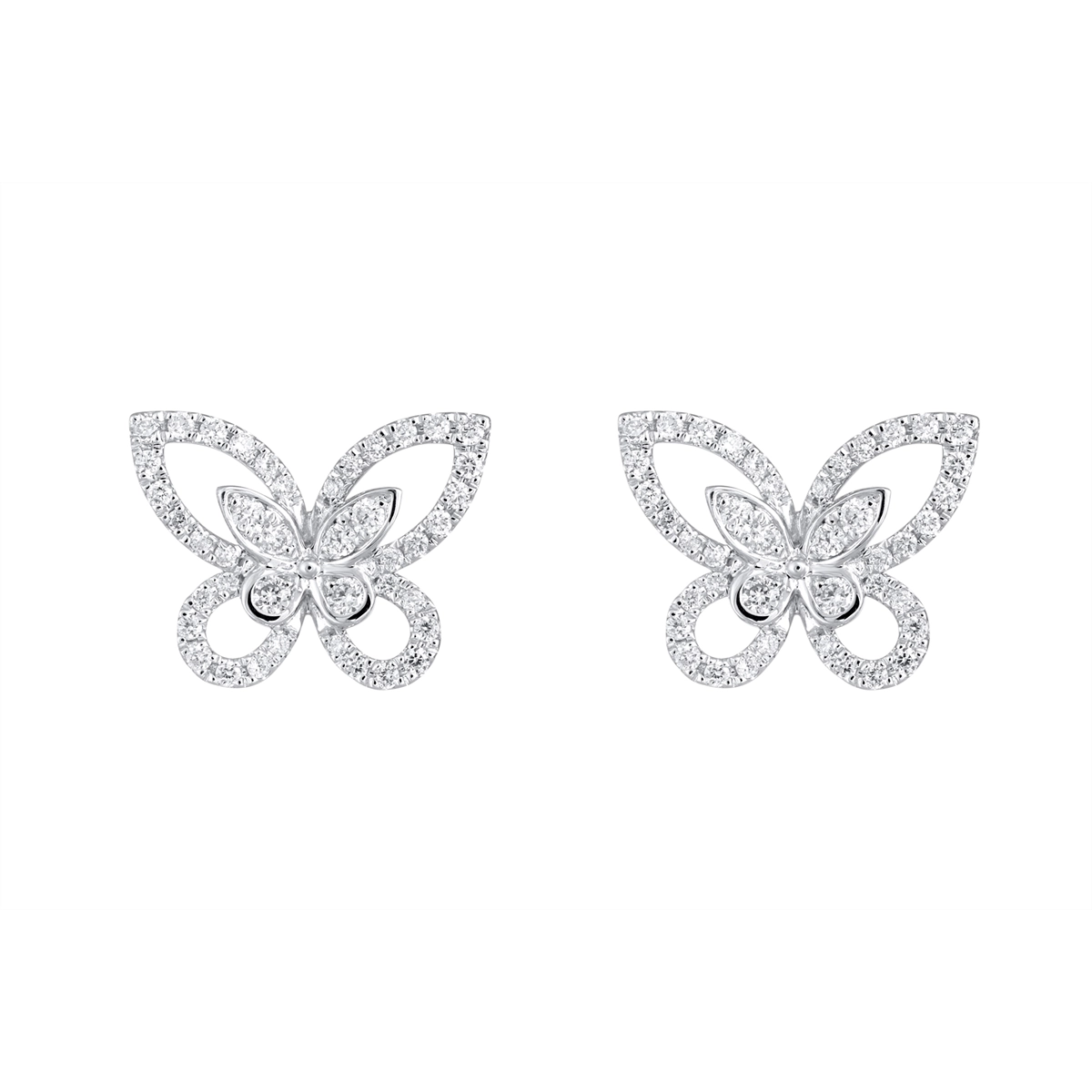 Earrings Earrings in White Gold containing Diamond 458953